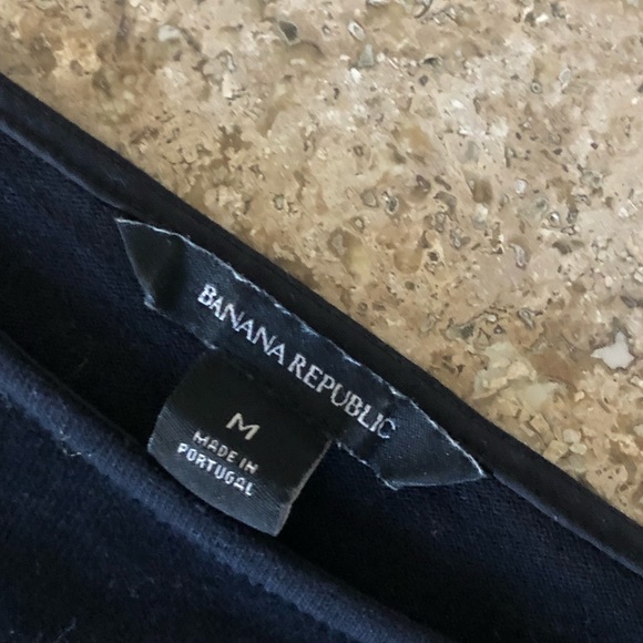 Banana Republic Black Flutter Sleeve Shirt - Picture 6 of 8